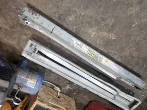 lot 24 image: Lot of (2) Fulson StableMate Metal Sawhorses