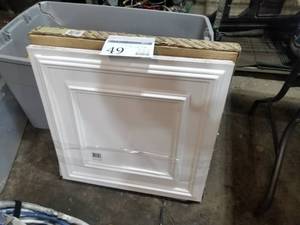 lot 49 image: Genesis PVC Ceiling Tiles