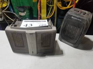lot 43 image: Lot of (2) Electric Personal Space Heaters