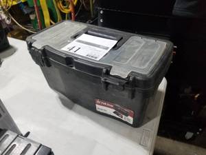 lot 41 image: Plastic Tool Box  with Hardware