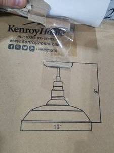 lot 83 image: Kenroy Home Ceiling Light (in original box)