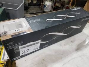 lot 87 image: Swirl Vanity LED Light Fixture (in original box)