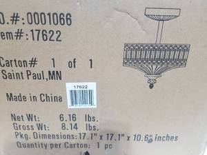lot 93 image: Chandelier (in original box)