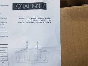 lot 102 image: Johnathon Y Chandelier