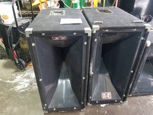 lot 53 image: Lot of (2) Electro-Voice Stereo Speakers