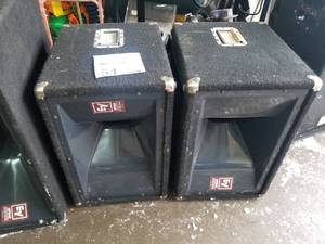 lot 54 image: Lot of (2) Electro-Voice Stereo Speakers