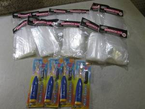 (BS) 11 Packs Zipper Sandwich Bags ...