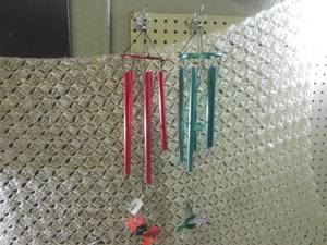 (F-0) 2 Solar Powered Chimes Butter...