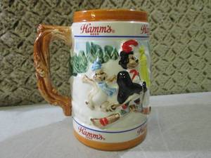 (FS) Vintage Hamms Beer Bear Stein...
