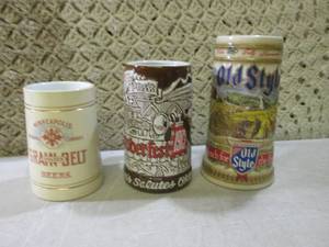 (F-2) Vintage Collector Steins Old ...