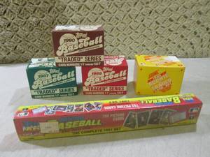 (C-4) Assorted Boxes Vintage Baseba...