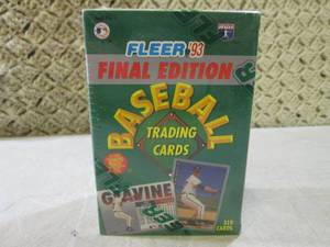 (C-4) Fleer 93 Final Edition Baseb...