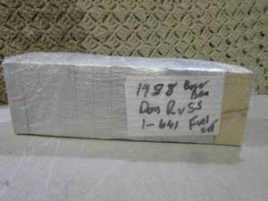 (C-4) 1988 Full Set of 1-641  Al...