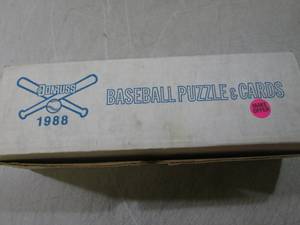 (C-4) Box 1988 Donruss Baseball Puz...