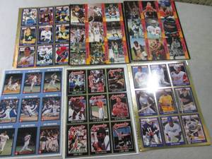 (C-4) 6 Sheets of Assorted Sports C...
