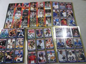 (C-4) 6 Sheets of Assorted Sports C...