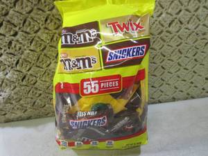 (B-2) 55pc Bag Mini Candy Bars Best...