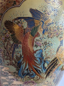 lot 19 image: Gorgeous Large Satsuma Painted Egg