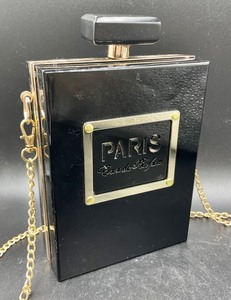lot 125 image: Paris Eau de Parfum Acrylic Box Handbag