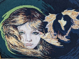 lot 45 image: Beautifully Framed Needlepoint Tapestry
