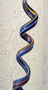 lot 76 image: Large Colorful Art Glass Sculpture