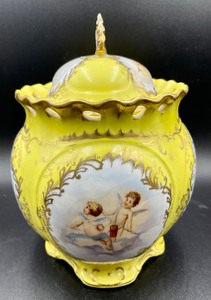 lot 224 image: Victoria Carlsbad of Austria Canister