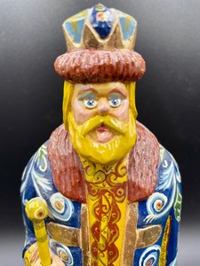 lot 221 image: Hand Carved Wood Figurine