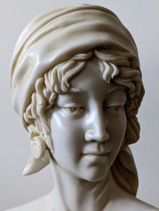 lot 90 image: Gypsy Style Female Bust