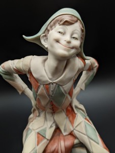 lot 269 image: G. Armani Harlequin Jester Figurine