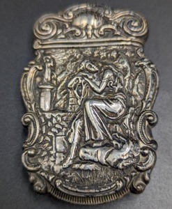 lot 238 image: Vintage Sterling Silver Match Holder