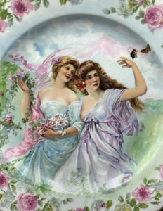 lot 350 image: L.W.L. & Company Decorative Plate