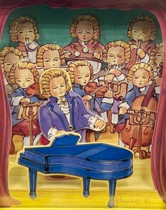 lot 342 image: Boite Musical Mozart Music Box