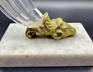 lot 355 image: Spectacular Vintage Vase with a Marble Base
