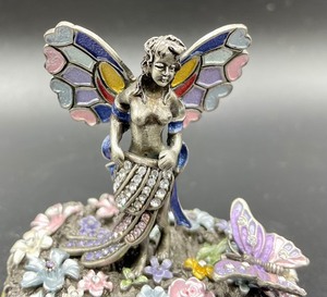 lot 369 image: Remarkable Rucinni Colorful Fairy Figurine Trinket Box