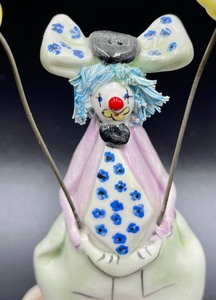 lot 367 image: Whimsical Zampiva Clown Figurine