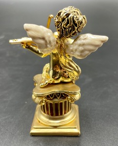 lot 396 image: Golden Angel Trinket Box