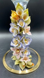 lot 451 image: Large Floral Accented Bowl or Vase