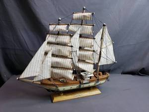 lot 109 image: Gorch Fock Model Ship Assembled