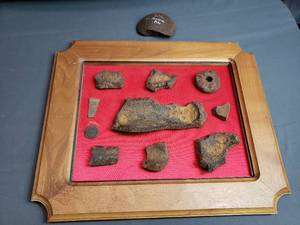 lot 132 image: Potentially Piece of Cannon Ball and Artillery
