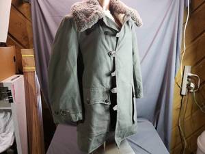 lot 45 image: Canvas Outer, Wool Lined Military Winter Jacket