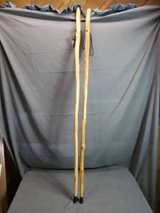 lot 181 image: Pair of Wood Walking Sticks