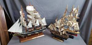 lot 110 image: 3 Repairable Model Ships Cutty Sark 1869