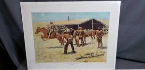 lot 200 image: The Coming and Going of the Pony Express by Frederic Remington