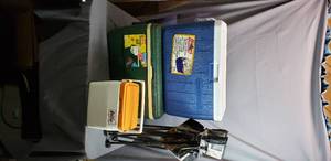 lot 213 image: 3 Coolers and Camp Chair