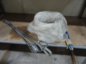 lot 3 image: Lot of New Stainless Steel bolts and hangers