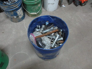 lot 8 image: Bucket of New Bolts