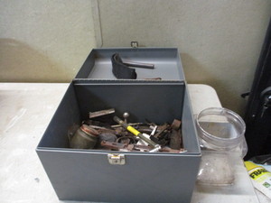 lot 35 image: Box of Gun Parts