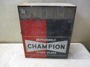 lot 71 image: Champion Spark Plugs Cabinet