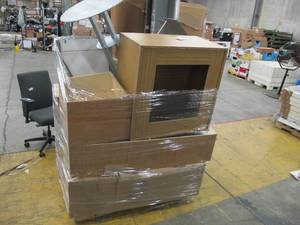 lot 313 image: Pallet of Store Fixtures and Displays No Longer Being Used