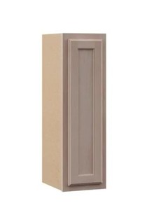 lot 344 image: Hampton Bay Hampton Assembled 9x30x12 in. Wall Cabinet in Unfinished Beech